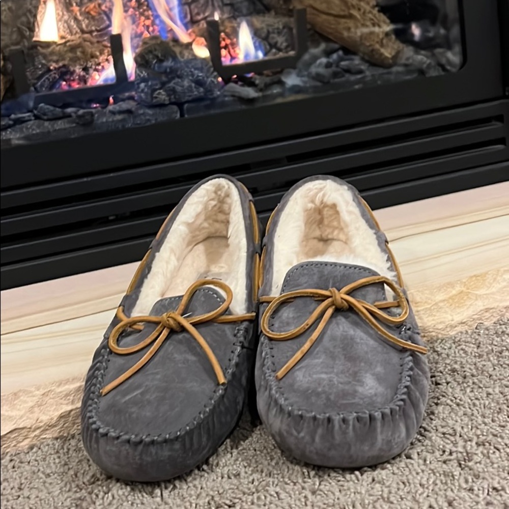 Grey Ugg Slippers! Like New